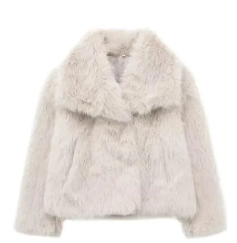 Glam Luxe™ Faux Fur Plush Coat – Winter Edition