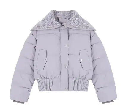Chic Puffer Lapel Jacket – Ultra-Warm Streetwear Essential