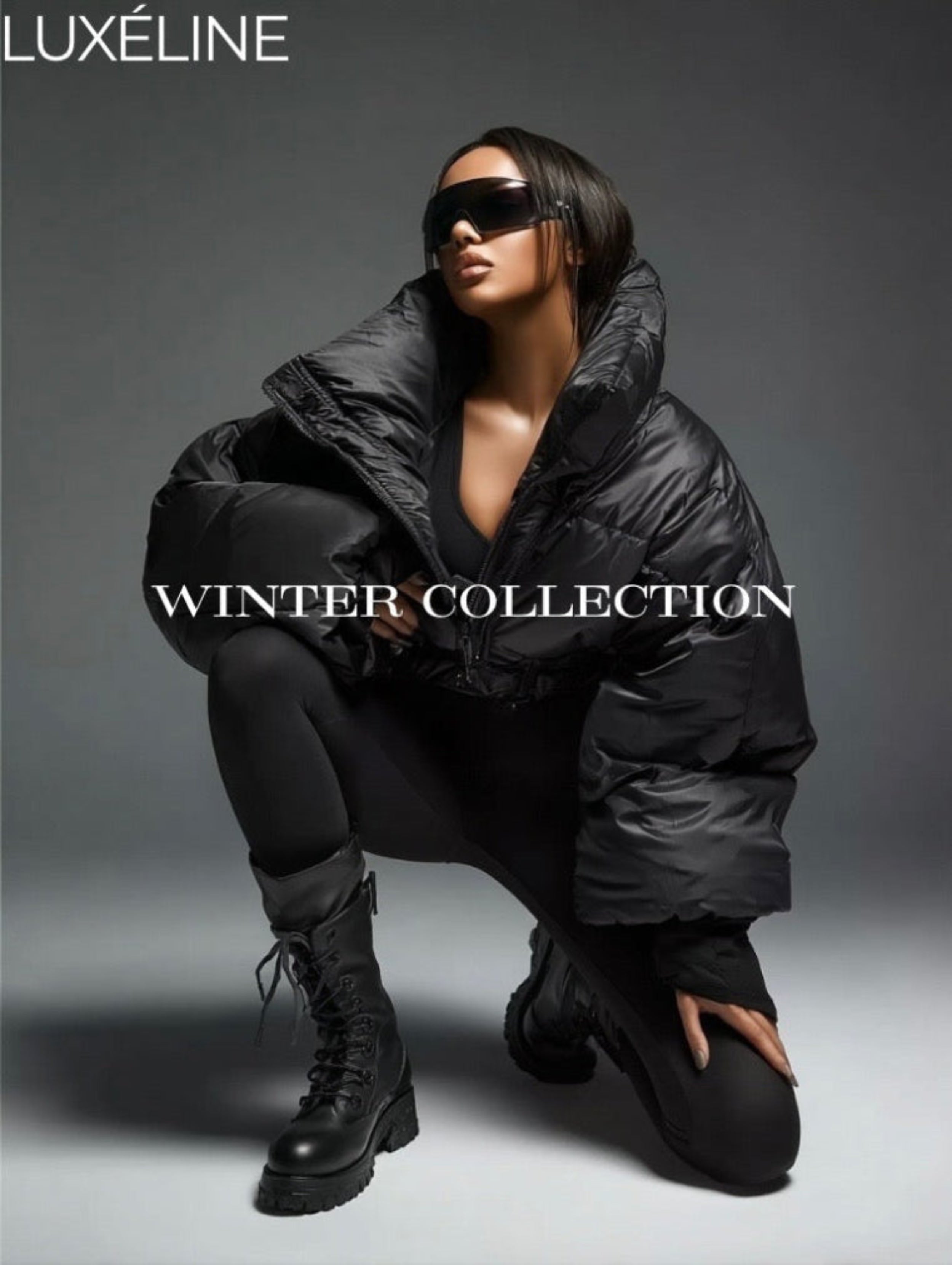 LUXÉLINE ‘Command’ Puffer — Sculpted Zip Jacket