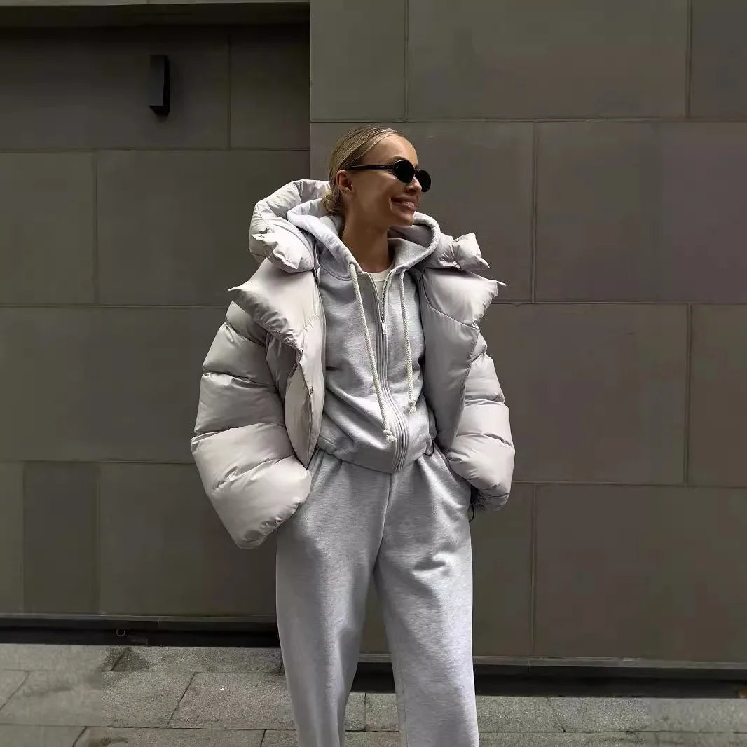 LUXÉLINE “Pillow Talk” Streetwear Puffer Jacket — 5 Colors | Bold Bubble Style