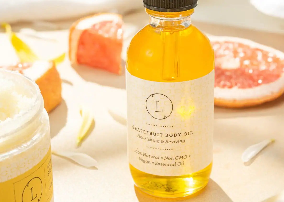 Glow & Go: Grapefruit Body Oil + Scrub Duo
