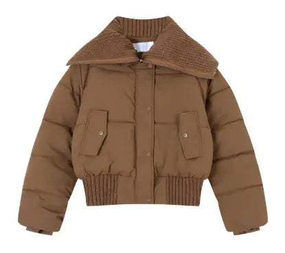Chic Puffer Lapel Jacket – Ultra-Warm Streetwear Essential