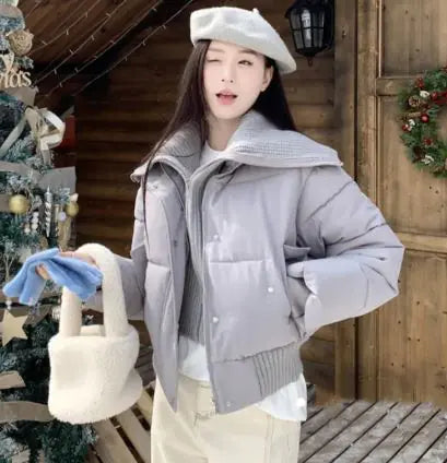 Chic Puffer Lapel Jacket – Ultra-Warm Streetwear Essential