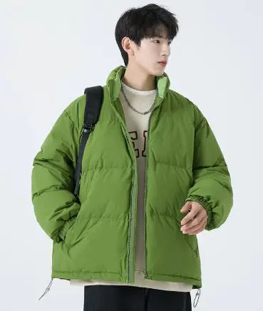 ArcticEdge™ Men’s Puffer Coat – Sleek Warmth for Winter